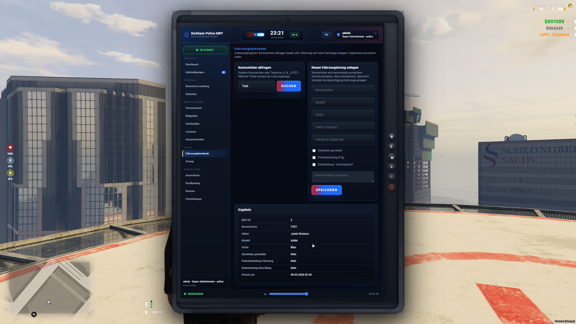 MDT — weiterer Screen